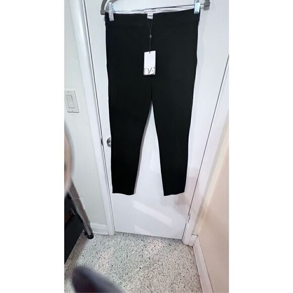 DVF DIANE VON FURSTENBURG GENSIS BLACK PANTS WOMENS SIZE 2 NEW ($178) - Picture 3 of 13